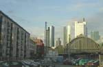 Maintower, Skyper, Silver Tower und das Gallileo-Hochhaus.