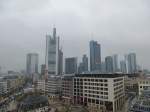 Hier zu sehen ist die Skyline von Frankfurt.