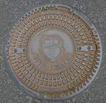 Kanaldeckel der Konrad-Zuse-Stadt HNFELD im Juni 2025
