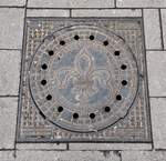 Kanaldeckel der Hessentagsstadt FULDA  im November 2025