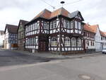 Langsdorf, altes Rathaus in der Obertorstrae, erbaut 1698 (31.10.2021)