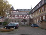 Laubach, Schloss der Grafen zu Solms-Laubach, erbaut im 16.