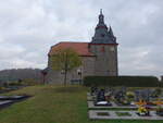 Nonnenroth, evangelische Kirche, Chorturm 13.