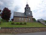 Krumbach, evangelische Kirche, romanische Saalkirche (16.05.2022)