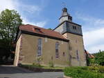Richelsdorf, gotische evangelische Kirche, barocker Umbau von 1705 bis 1716 (03.06.2022)