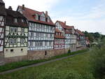 Rotenburg an der Fulda, Fachwerkhuser an der Altstadtstrae (04.06.2022)