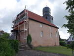 Bosserode, evangelische Kirche, Saalkirche erbaut 1699 (06.06.2022)