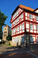 Bad Hersfeld, Gebude des Studienseminars und Turm der Stiftskirchenruine  (05.07.2009)