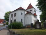 Bad Emstal-Sand, evangelische Kirche, erbaut 1779 (05.08.2022)