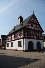 Gro-Gerau, Historisches Rathaus, erbaut 1579 (10.04.2009)
