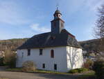 Nauborn, evangelische Kirche, romanische Saalkirche, Umbau im 17.