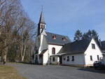 Obertiefenbach, Wallfahrtskapelle Maria Hilf im Ortsteil Beselich, erbaut von 1763 bis 1767 (13.03.2022)