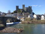 Ruine der Burg Runkel, erbaut im 12.