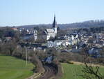 Ausblick auf den Ort Villmar mit St.