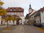 Salmnster, Torhaus und Turm der St.
