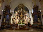 Salmünster, barocker Hochaltar in der St.