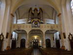 Salmnster, Orgelempore in der St.