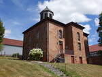 Wollmar, evangelische Kirche, erbaut bis 1829 (06.08.2022)