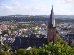 Der Blick vom Schloss in Marburg