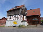 Emsdorf, Fachwerkhaus in der Borgholzer Strae (15.05.2022)