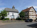 Fachwerkkirche in Stnderbauweise aus dem Jahr 1687 in Kernbach (17.05.2022)