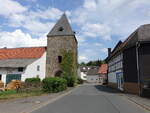 Erdhausen, Erdhuser Torturm, Rest der abgebrochenen hochmittelalterlichen ev.