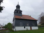 Sichertshausen, evangelische Kirche, erbaut 1780 (30.04.2022)