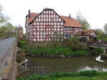 Amneburg, Brcker Mhle an der Ohm, erbaut 1765 (01.05.2022)