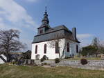 Limbach, evangelische Kirche, erbaut 1744 (20.03.2022)
