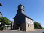 Elfershausen, evangelische Kirche, erbaut 1585 (07.08.2022)
