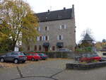 Schotten, Eppsteiner Schloss, herrschaftlicher Amtsitz der Grafen von Eppstein, erbaut 1402 (30.10.2021)