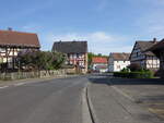 Bernsburg, Fachwerkhuser in der Arnshainer Strae (15.05.2022)