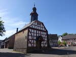 Unter-Seibertenrod, evangelische Kirche, erbaut von 1738 bis 1739 (14.05.2022)