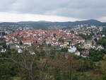 Bad Wildungen, Ausblick auf die Altstadt mit ev.