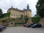 Bad Wildungen, Schloss Friedrichstein, erbaut von 1707 bis 1714 unter Frst Friedrich Anton Ulrich (05.08.2022)