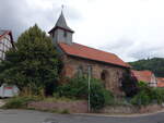 Buhlen, evangelische Kirche am Bckengraben, erbaut 1861 (05.08.2022)