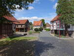 Bottendorf, Fachwerkhuser in der Dorfstrae (06.08.2022)