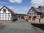 Laisa, Fachwerkhuser in der Kirchstrae (06.08.2022)