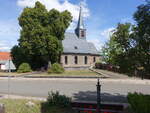 Laisa, evangelische Dorfkirche, erbaut ab 1723 (06.08.2022)
