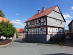 Viermnden, Fachwerkhaus im Kirchweg (06.08.2022)