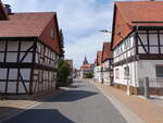 Netra, Fachwerkhuser in der Obergasse (03.06.2022)