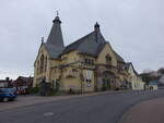 Groalmerode, evangelische Stadtkirche, erbaut von 1913 bis 1916 durch Johannes Walpert (17.03.2024)