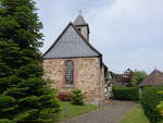 Hasselbach, evangelische Kirche, erbaut bis 1797 (04.06.2022)