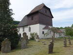Krauthausen, evangelische Dorfkirche, erbaut von 1709 bis 1717 (03.06.2022)