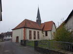 Fauerbach, evangelische Kirche am Kirchweg, erbaut im 13.