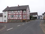 Schwickartshausen, Fachwerkhaus in der alten Gasse (30.10.2021)