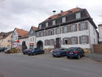 Rockenberg, Rathausgebude in der Obergasse (01.11.2021)