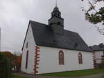 Wohnbach, evangelische Kirche, erbaut von 1620 bis 1621 (01.11.2021)