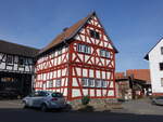 Ebersgns, historisches Rathaus und Backhaus von 1684 (12.03.2022)