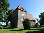 K�rchow, evangelische Kirche, romanische Feldsteinkirche von 1230 (21.06.2026)